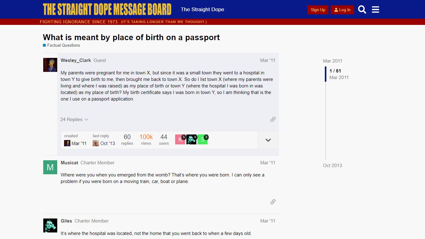 What is meant by place of birth on a passport - Factual Questions ...